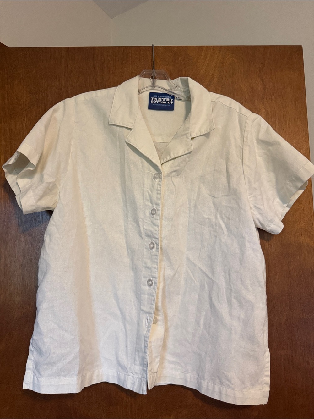 Big bud pantry vintage tee white button up sz m